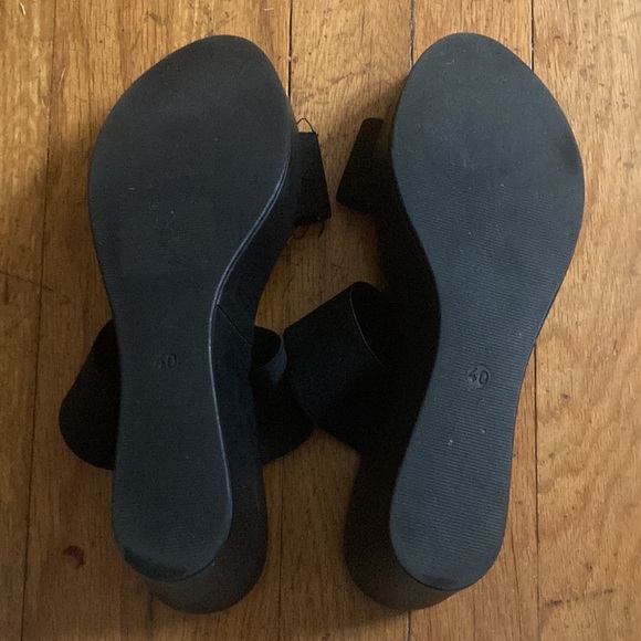 NR RAPISARDI BLACK PLATFORM SHOES - Picture 4 of 4